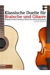 Klassische Duette Für Bratsche Und Gitarre