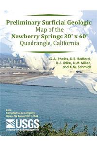 Preliminary Surficial Geologic Map of the Newberry Springs 30' x 60' Quadrangle, California