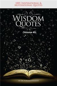 Wisdom Quotes (Volume 40)