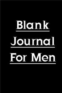 Blank Journal For Men