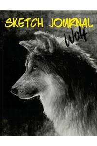 Sketch Journal Wolf