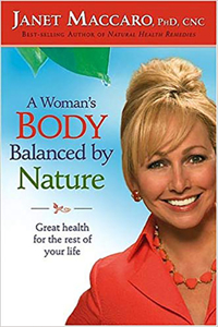 Woman's Body Balanced by Nature