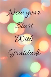 New year Start with Gratitude
