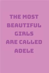 Adele Girl Woman Notebook