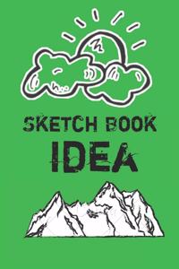 sketch book idea: notebook, sketch book for your ideas