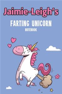 Jaimie-Leigh's Farting Unicorn Notebook