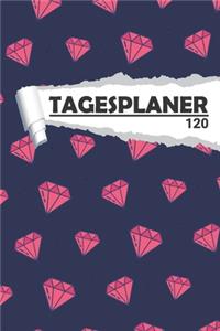 Tagesplaner Diamant Blau