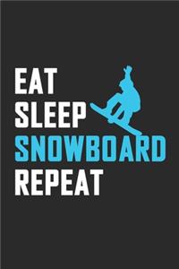 Eat Sleep Snowboard Repeat
