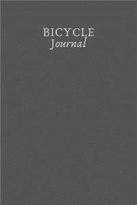 Bicycle Journal - Plain Blank Notebook