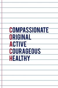 Compassionate Original Active Courageous Healthy