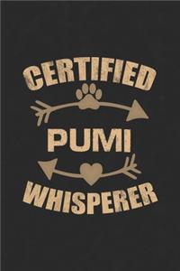 Certified Pumi Whisperer