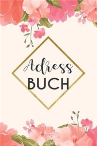 Adressbuch Blumen aquarell