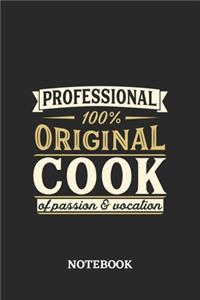 Professional Original Cook Notebook of Passion and Vocation
