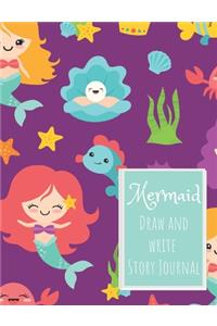 Mermaid Draw and Write Story Journal
