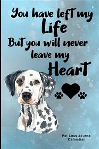 Pet Loss Journal Dalmatian