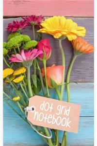 Floral Dot Grid Notebook