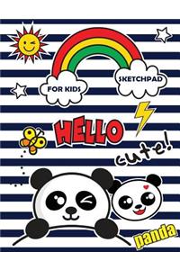 Sketchpad for Kids Hello Cute Panda