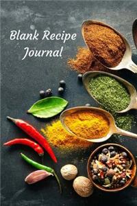 Blank Recipe Journal