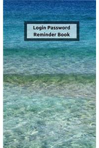 Login Password Reminder Book