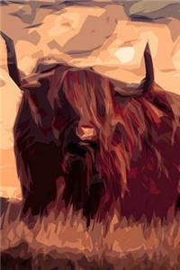 Bull Animal Notebook