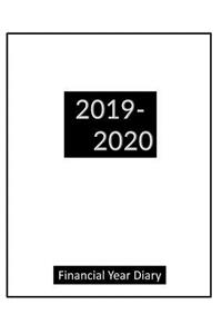 2019-2020 Financial Year Diary