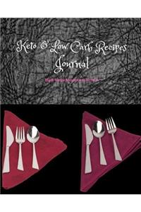 Keto & Low Carb Recipes Journal