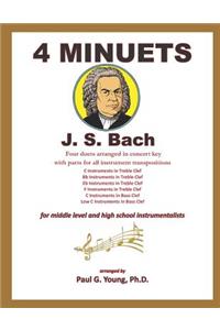 Four Minuets by J.S. Bach