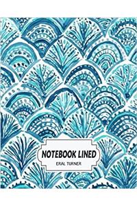 Notebook Lined Mermaid Pattern: Notebook Journal Diary