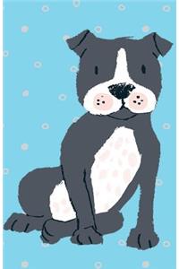 Bullet Journal for Dog Lovers: 162 Numbered Pages with 150 Dot Grid Pages, 6 Index Pages and 2 Key Pages in Easy to Carry 5.5? X 8.5? Size.
