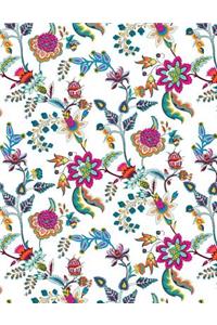 My Big Fat Bullet Journal Chinoiserie Pattern on White