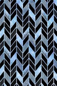 Journal Notebook Abstract Feather Pattern 10