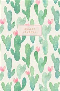 Bullet Journal: Cactus Design Bullet Journal - Dot Grid Notebook