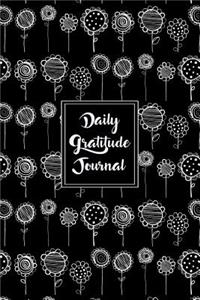 Gratitude Journal Scribbly Flowers Pattern 2