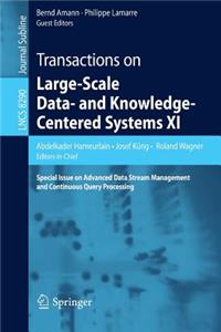 Transactions on Large-Scale Data- And Knowledge-Centered Systems XI