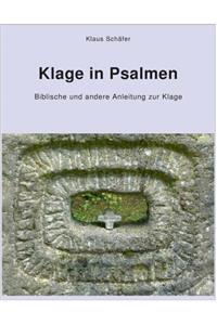 Klage in Psalmen