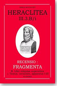 Heraclitea III.3.B/I. Fragmenta (B)