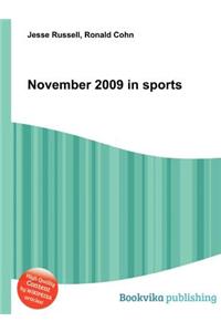 November 2009 in Sports