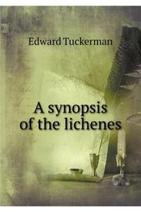 A synopsis of the lichenes
