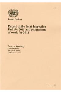 Report of the Joint Inspection Unit for 2011 and programme of work for 2012