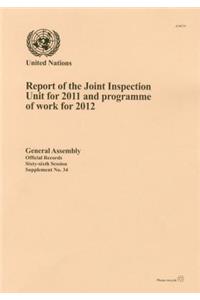 Report of the Joint Inspection Unit for 2011 and Programme of Work for 2012