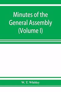 Minutes of the General Assembly of the General Baptist churches in England