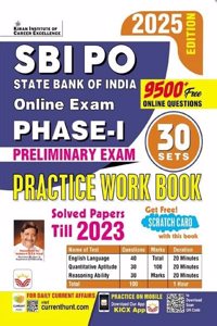 SBI PO Phase I Preliminary Exam Practice Work Book (English Medium) (5215)