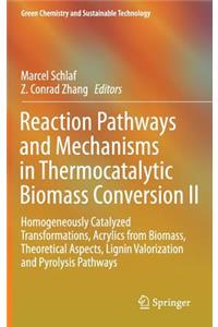 Reaction Pathways and Mechanisms in Thermocatalytic Biomass Conversion II