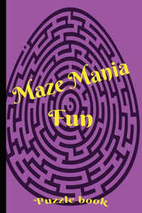 Maze Mania puzzle book