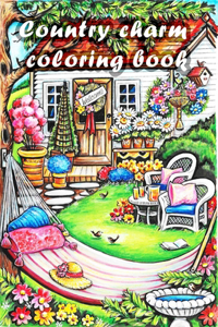 Country charm coloring book