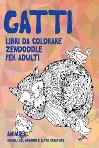 Libri da colorare Zendoodle per adulti - Animali del bambino e altre creature - Animali - Gatti