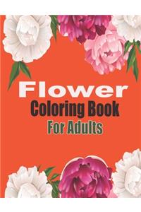 Flower Coloring Book For Adults