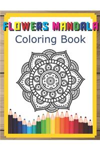 Flowers Mandala Coloring Book