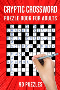 Cryptic Crossword Puzzle Book for Adults