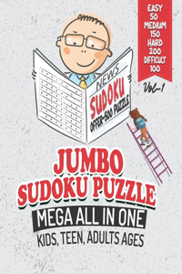 Jumbo Sudoku Puzzle Mega All in One